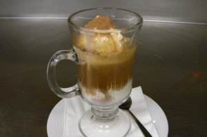 Affogato al caffè