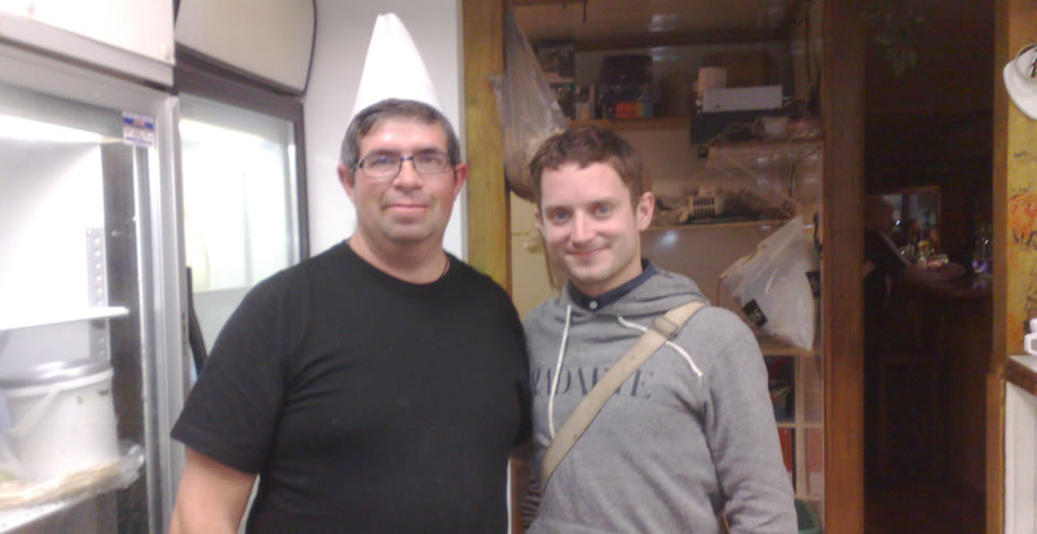 Elijah Wood & Chef Marco from Caffé Centrale