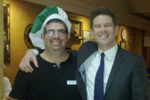 John Campbell - Campbell Live & Chef Marco from Caffé Centrale