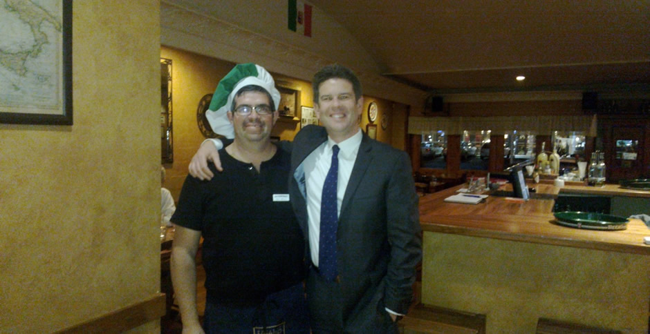 John Campbell - Campbell Live & Chef Marco from Caffé Centrale