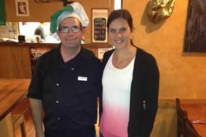 Paralympian Phillipa Gray & Chef Marco from Caffé Centrale