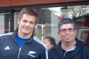 Richie McCaw & Chef Marco from Caffé Centrale